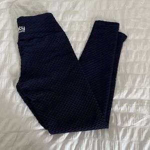 Booty by Brabants Midnight Blue Croco Skin Leggings